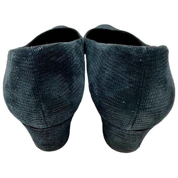 Vaneli‎ Heels Shoes Womens 10 Narrow Navy Closed Toe Small Heel - Picture 4 of 9